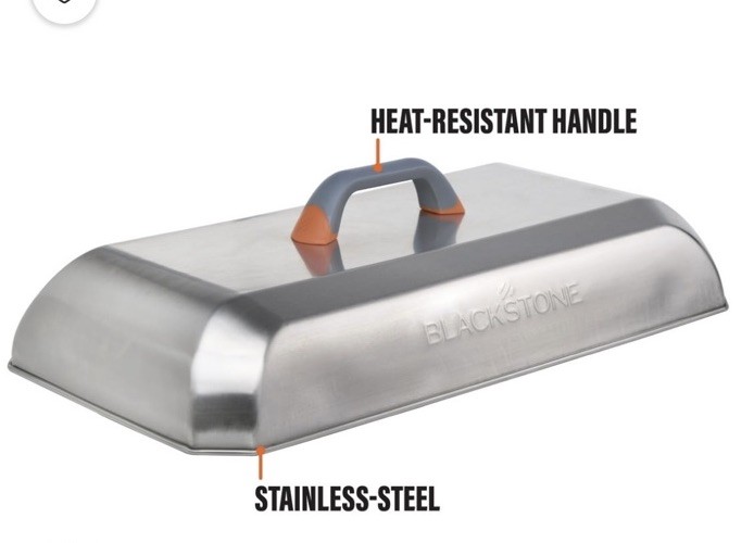 Blackstone Extra-Large Stainless-Steel Basting Cover Easy Clean Silver 21" gallery