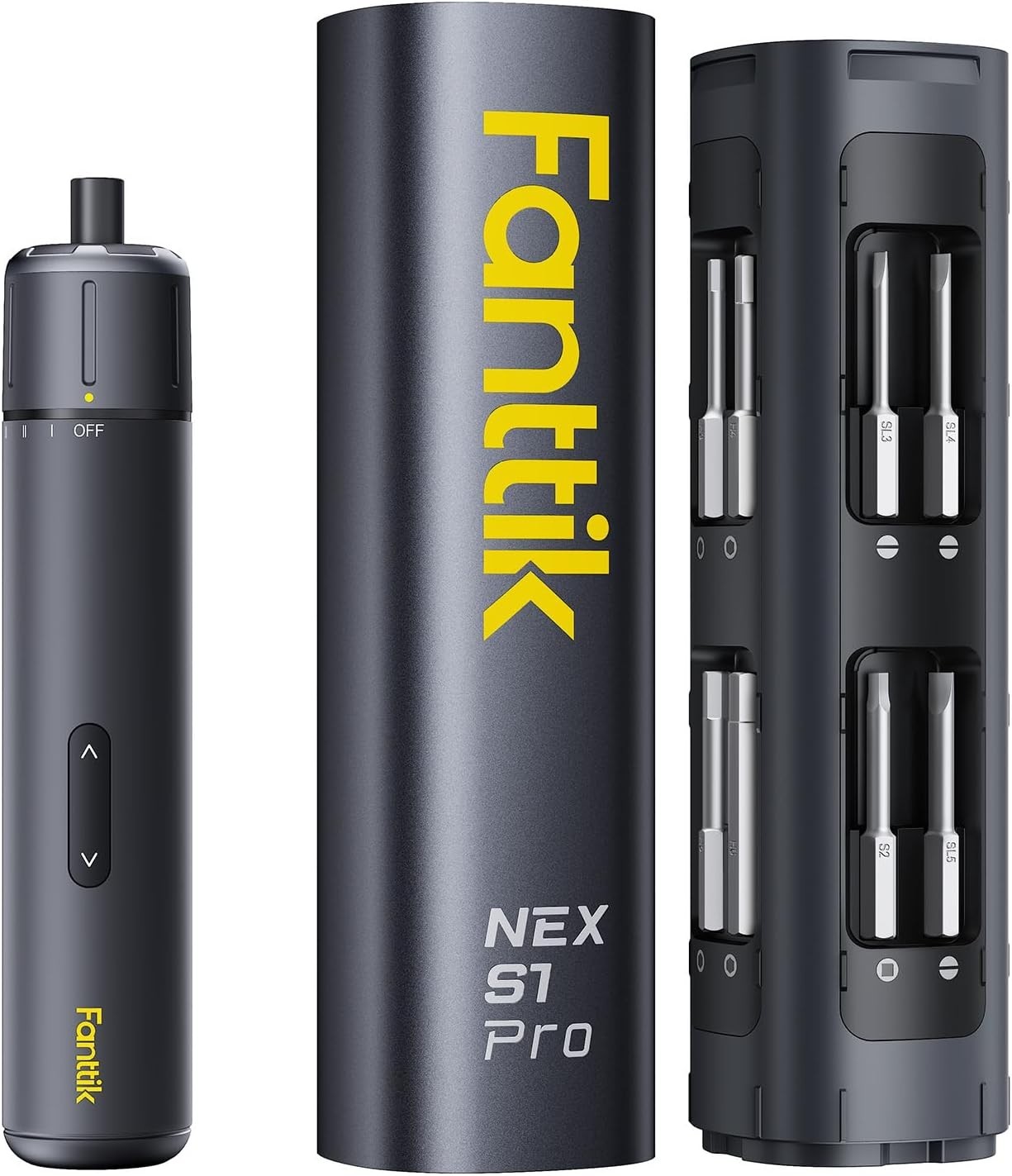 Fanttik S1 Pro Electric Screwdriver, Power Screwdriver with16 S2 Steel Bits, 3 T gallery