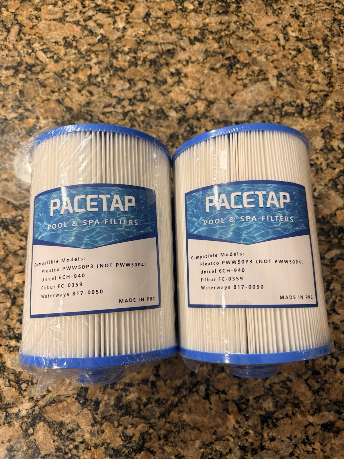 PACETAP Pool Spa Filter Replacement PWW50P3 6CH 940 FC 0359 2 Pack New Sealed gallery