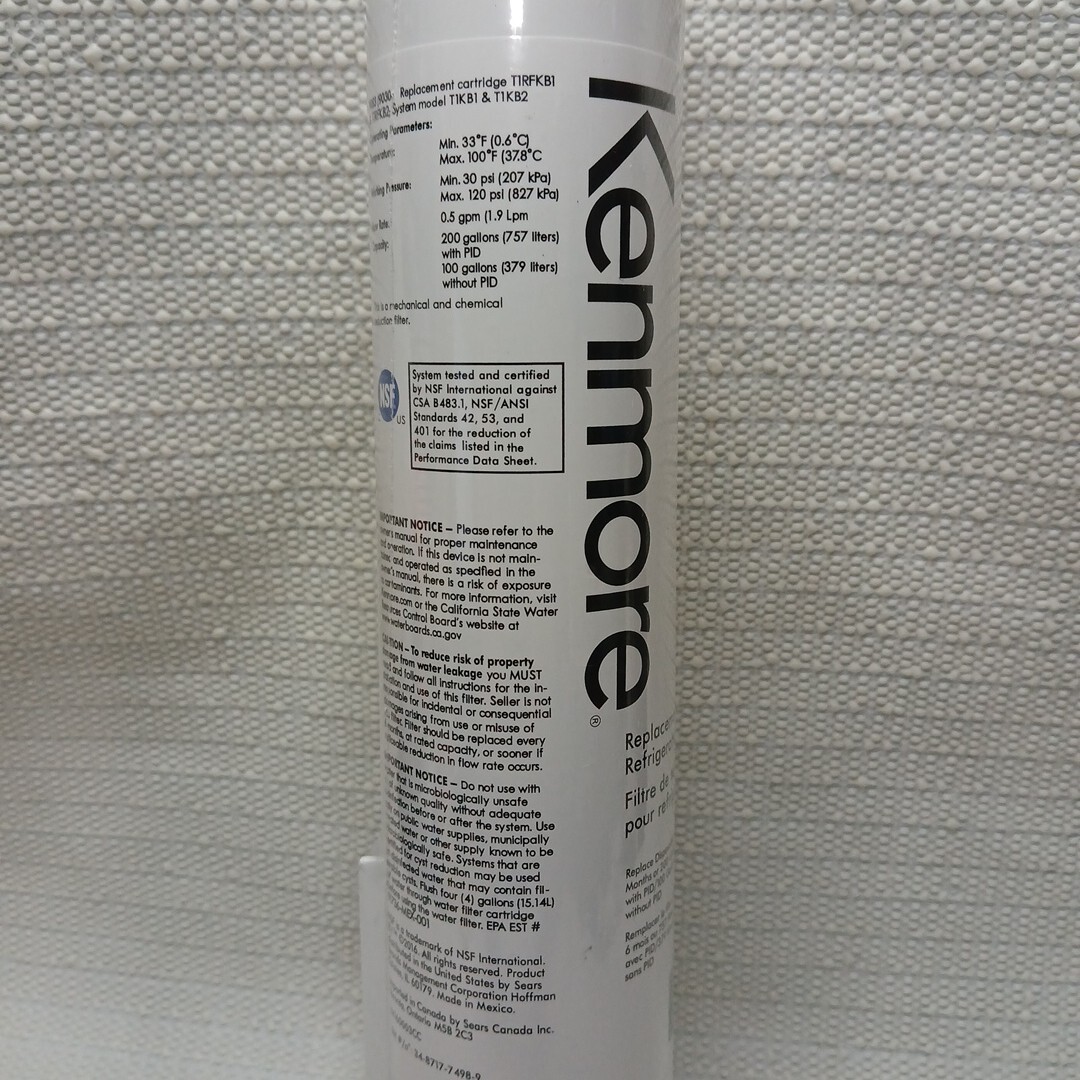 Kenmore 460-9083 Replacement Refrigerator Water Filter ( 1 Pack ) gallery