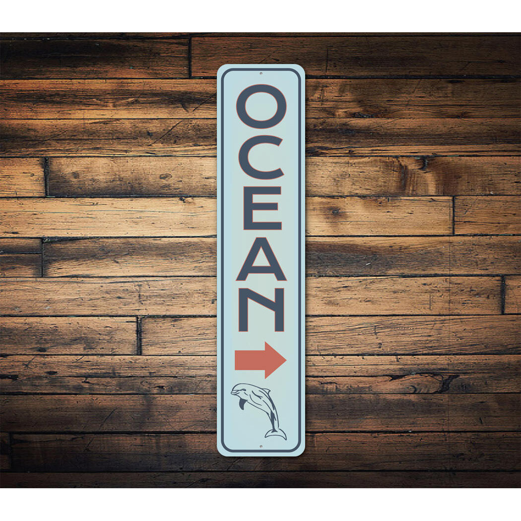 Ocean Metal Sign gallery