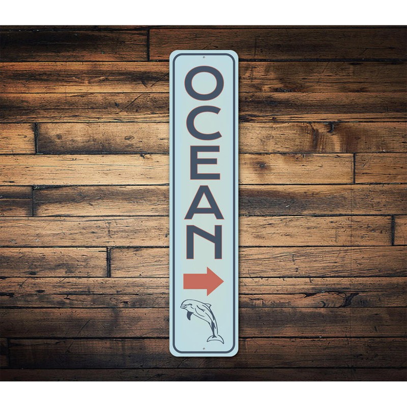 Ocean Metal Sign gallery