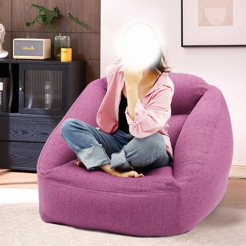 Kungsofa Inflatable Lazy Sofa Bean Bag Chair Ergonomic Support for Home Camping gallery