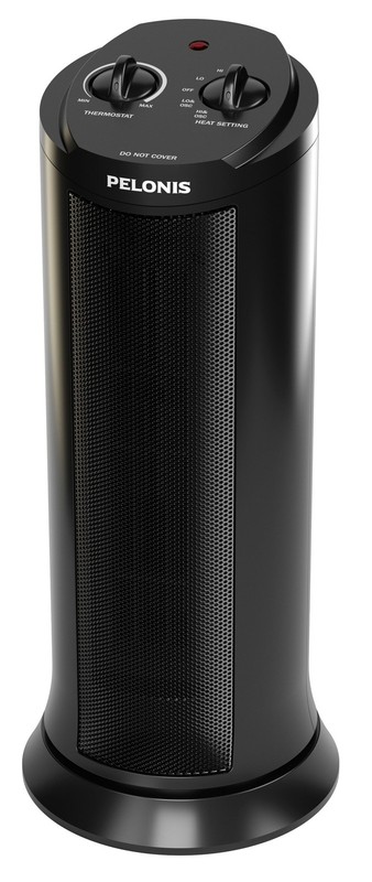17" Tower Heater, Ceramic, Oscillating, Portable with Carry Handle, 1,500 Watts, gallery