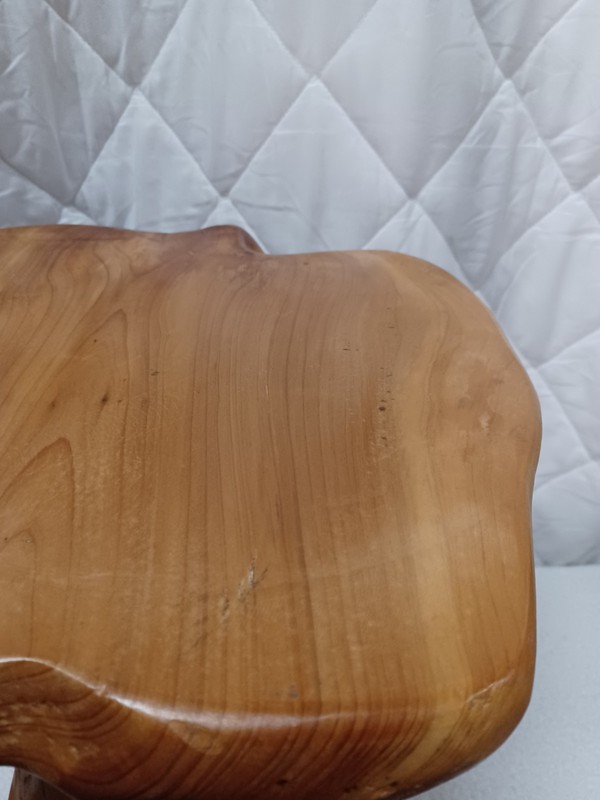 Tree Stump Stool Natural Edge Side Table, Plant Stand, Much More. L-57 gallery