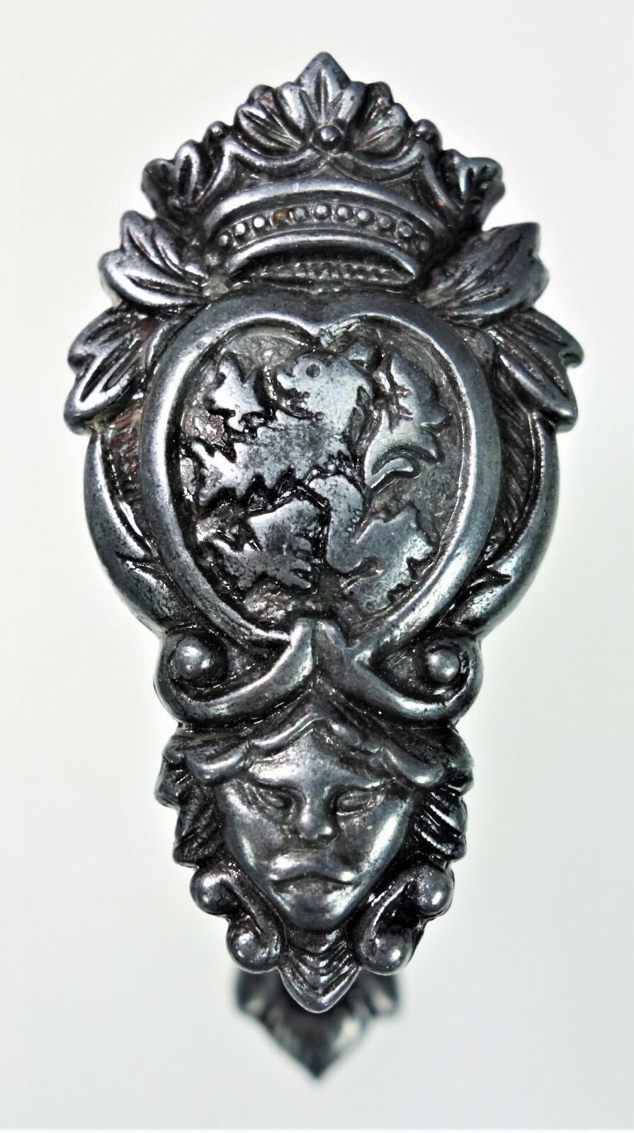 3 Holder Bracers Hardware Faux Shelving Accent Crowned Lion Medieval Renaissance gallery