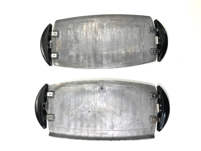 George Foreman Replacement Grill Plates GRP4 Removable Grates Top and Bottom gallery