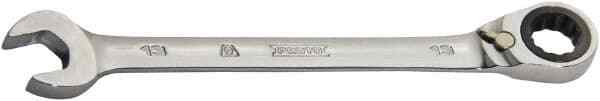 Proto 10mm Combination Wrench 0° Offset Angle, 6-1/4" OAL, Steel, Chrome Finish gallery