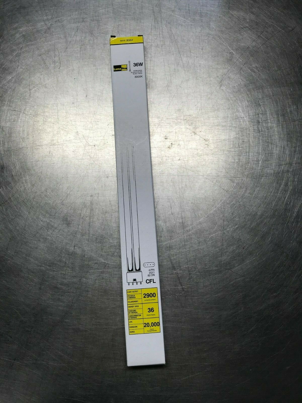 3EMU4 LumaPro 36W Plug-In CFL T5 BULB 2G11 QTY of 2 4-Pin 3000K 20,000 hrs gallery