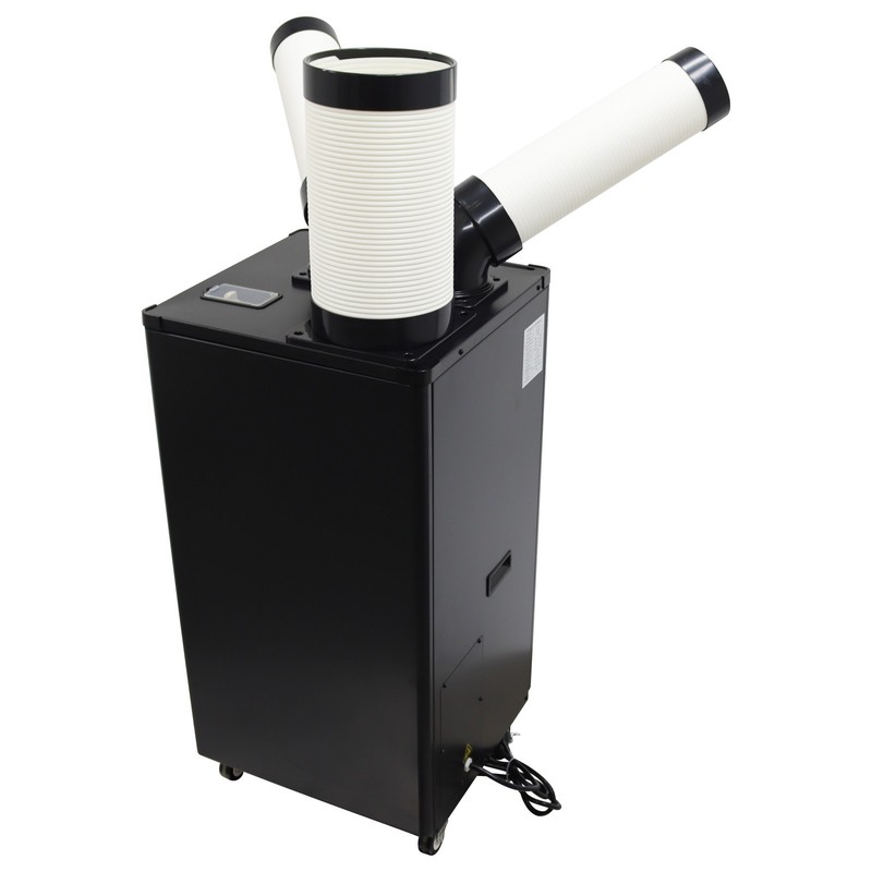 Portable Industrial Air Conditioner Two Tube Spot Cooler 110V 12000Btu/h 1100W gallery