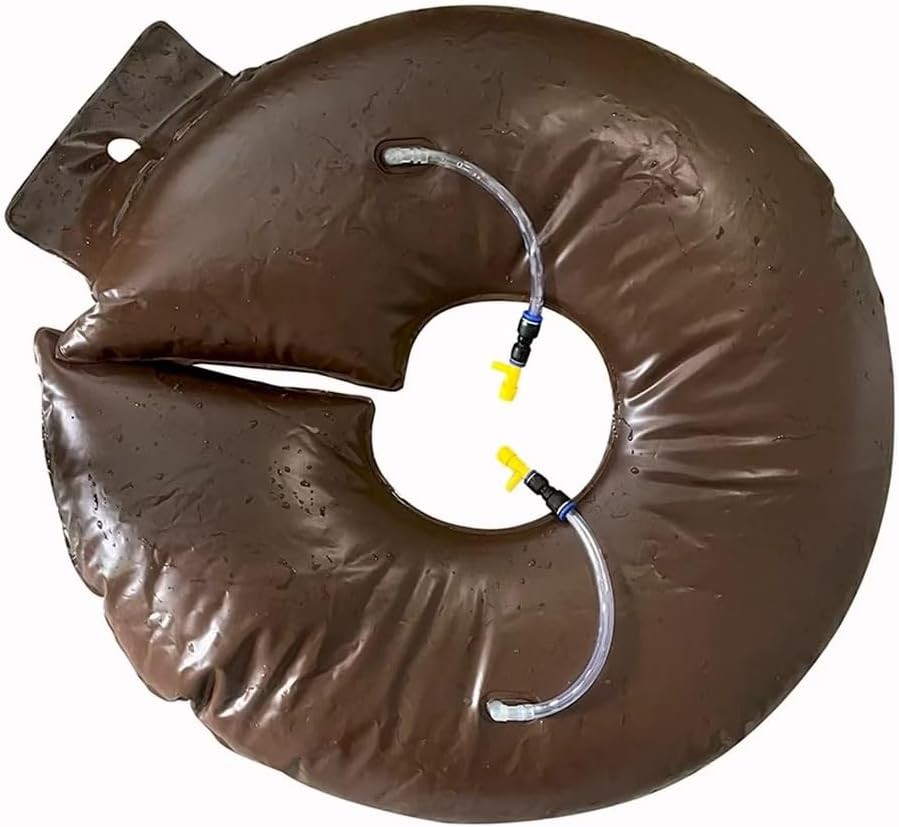 10 Gallon Brown Tree Watering Bag Ring - Adjustable Slow Release, Portable PVC D gallery