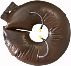 10 Gallon Brown Tree Watering Bag Ring – Adjustable Slow Release, Portable PVC D
