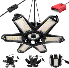 LED Work Light Compatible with Milwaukee 18V Battery, 68W 6800LM LED Garage Floo
