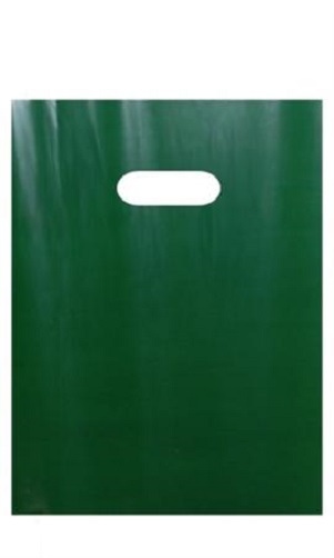 Plastic Gift Bags 1000 Hunter Green Low Density Shopping Merchandise 9" x 12" gallery