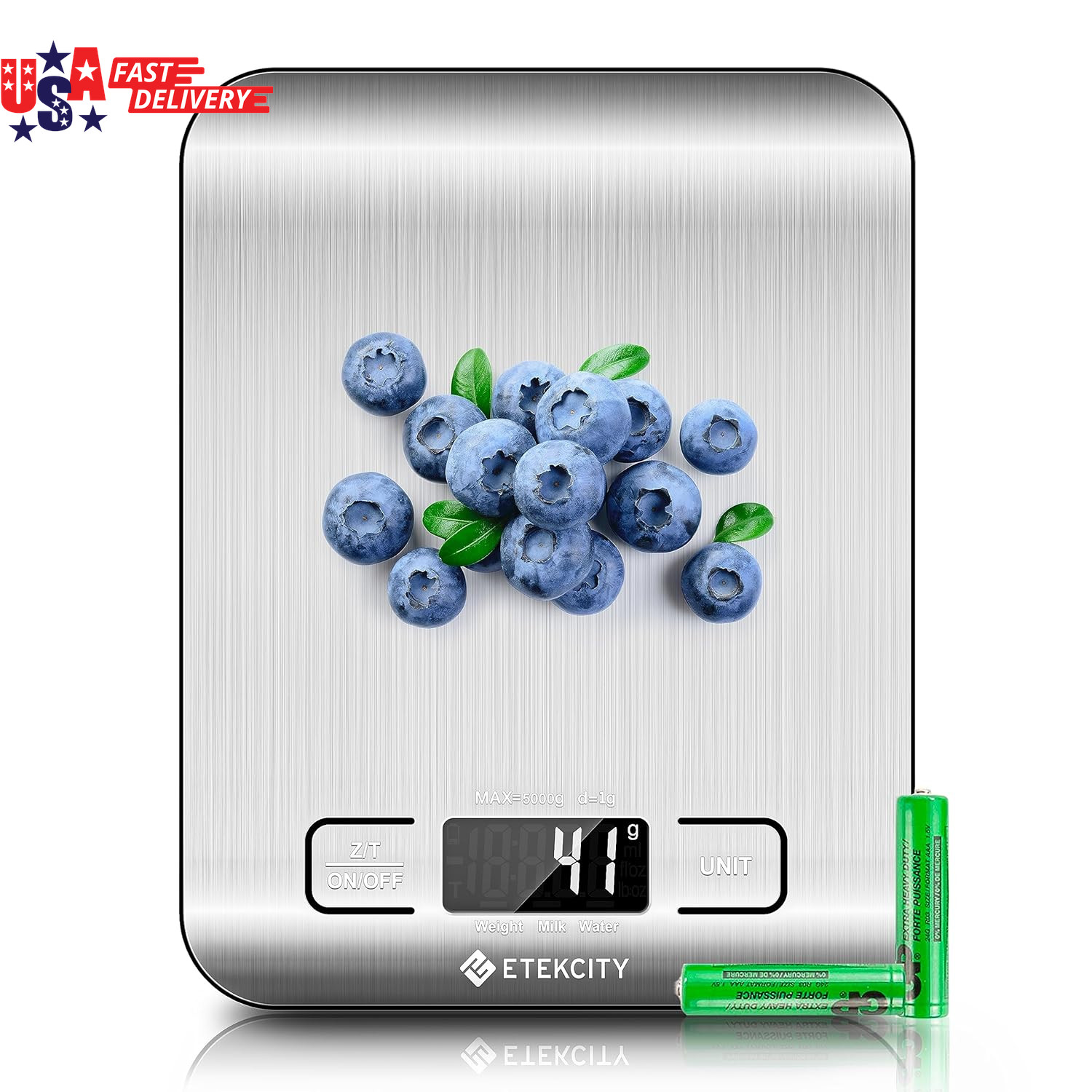 Food Kitchen Scale, Digital Grams and Ounces for Weight Loss, Baking, Cooking, K gallery