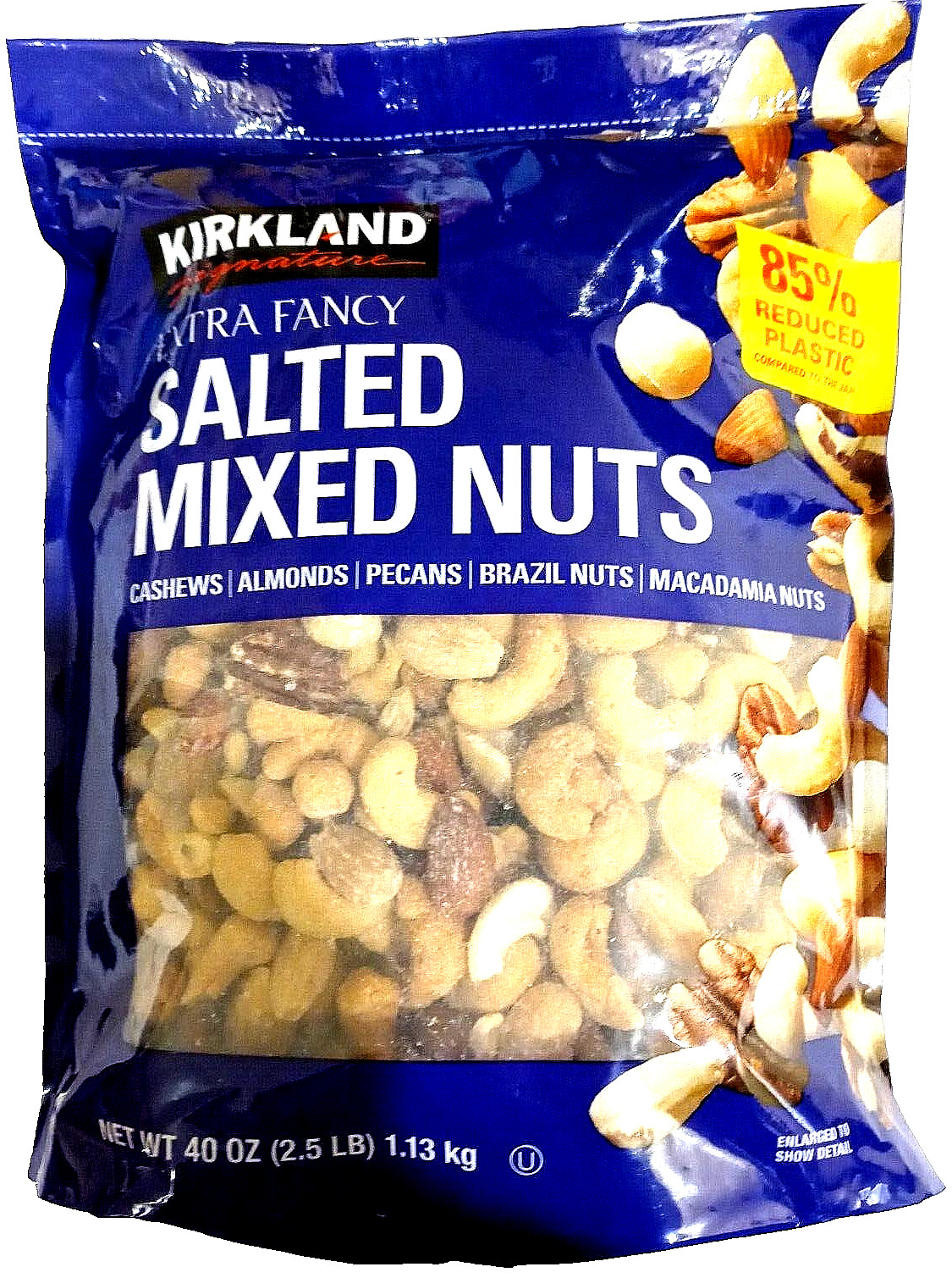 Kirkland Signature Extra Fancy SALTED MIXED NUTS 40 oz (2.5 lb) EXP 06/2025 gallery