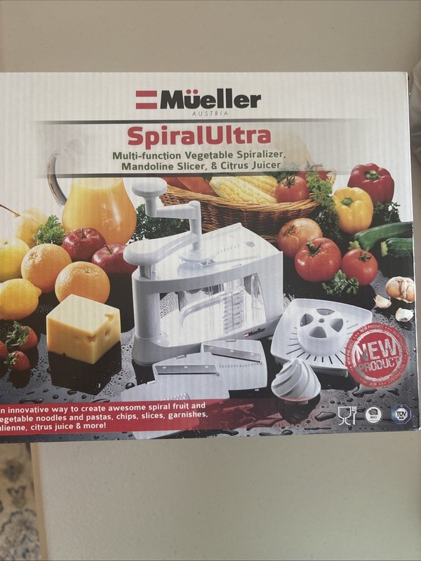 Mueller Spiralultra 4 Blade Multi-Functional Vegetable Spiralizer Slicer Juicer gallery