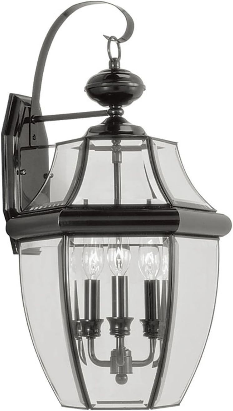 Livex Lighting 2351-04 Monterey 3 Light 23 inch Black Outdoor Wall Lantern gallery