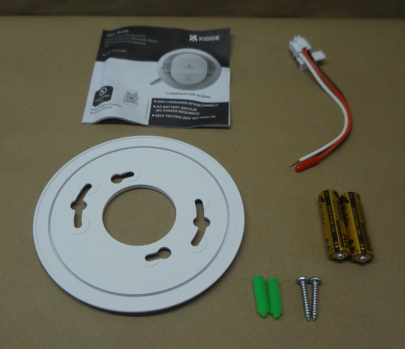 Kidde 30CUAR, 5" Hardwired Combination Smoke & Carbon Monoxide Detector gallery