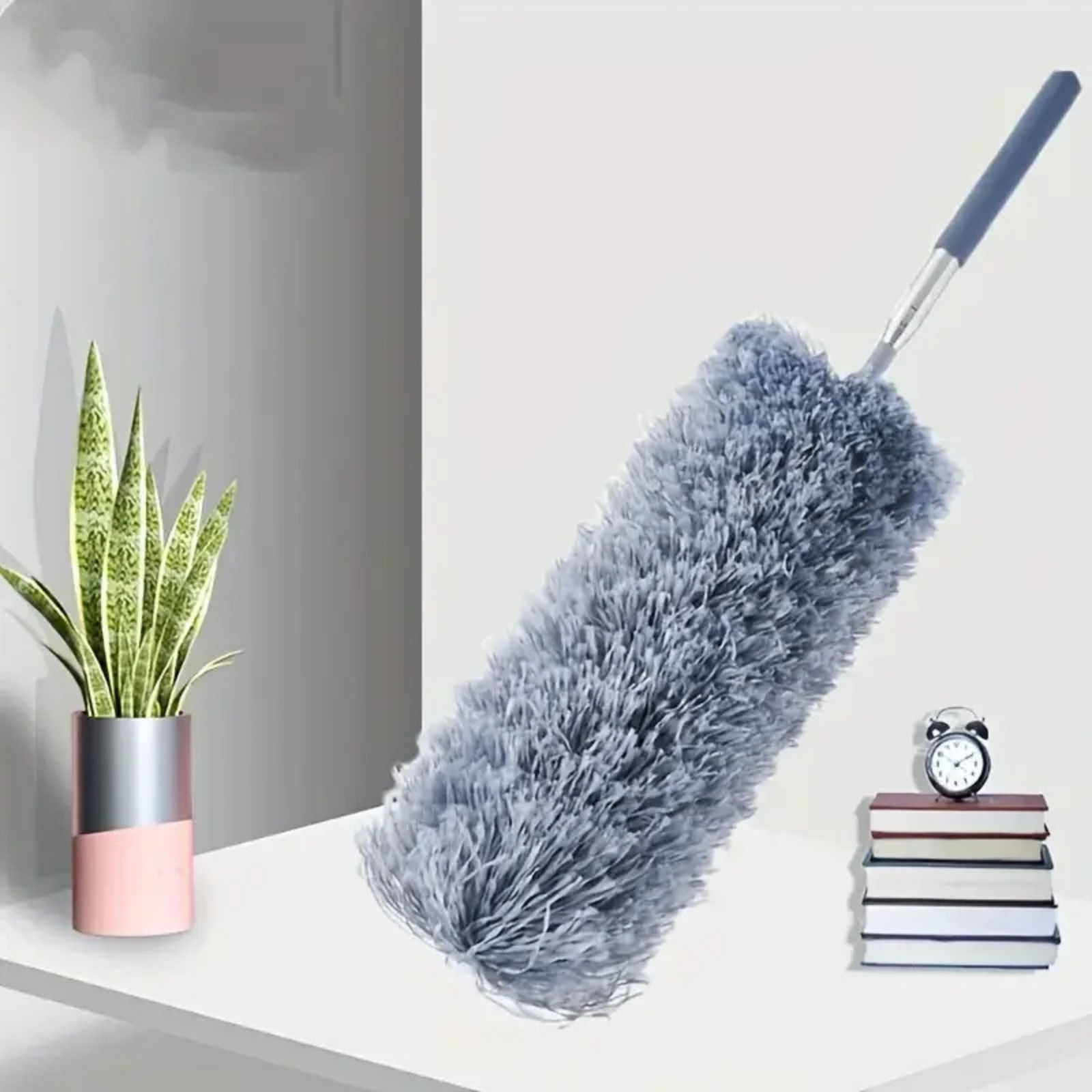 Microfiber Duster Soft Feather Dusting Brush Household Extendable Cleaning Tool gallery
