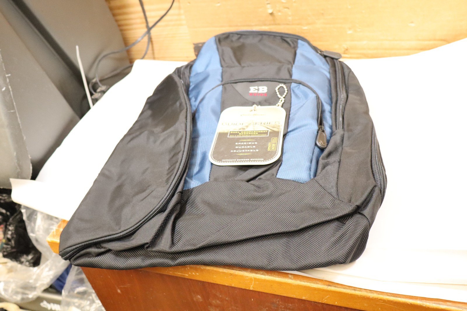 eddie bauer guide backpack Dual compartment Blue Vintage