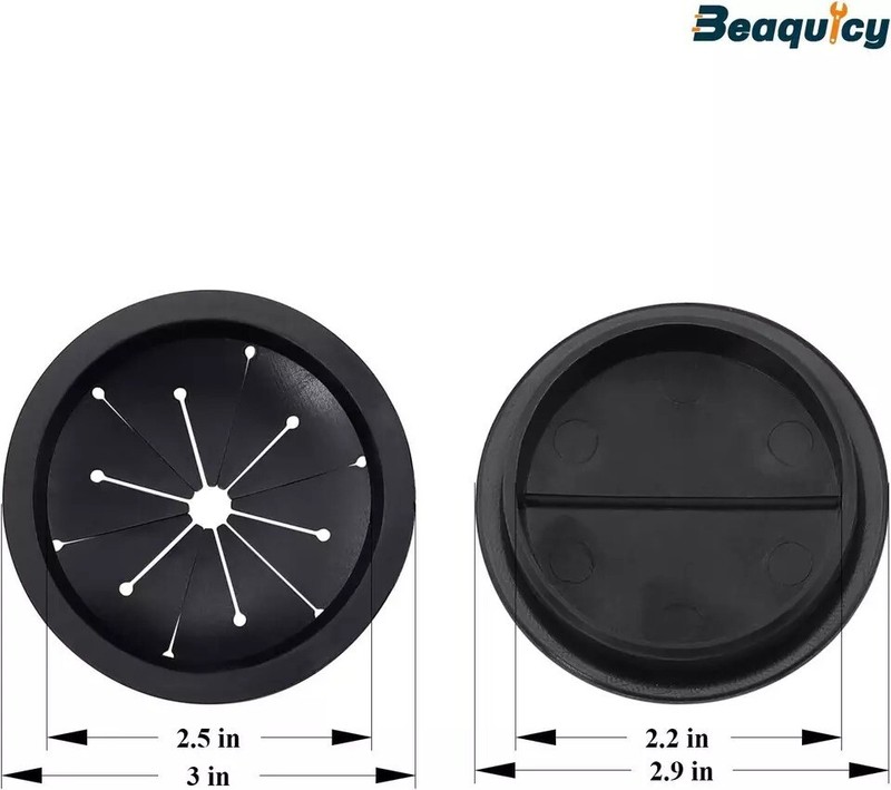 Garbage Disposal Splash Guards Kitchen Sink Stopper 3Pack Whirlaway Waste King gallery