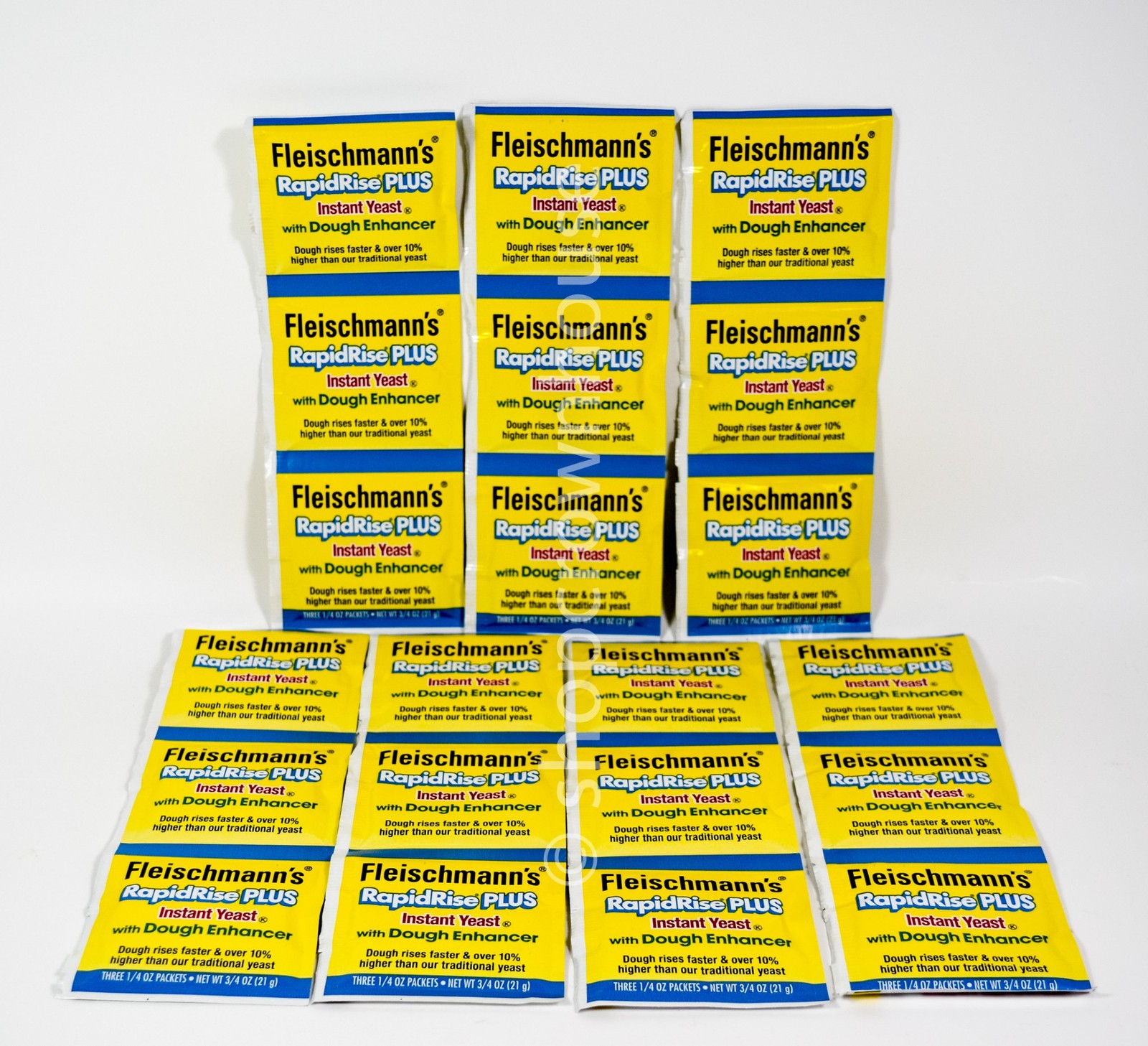 7 strips Fleischmann's RAPID RISE PLUS Instant Yeast 3/4oz 03/10/2027 21pkts gallery