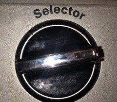 Cuisinart Griddler GR-4N(TK) “Selector” KNOB DIAL & Ring Part SELECTOR OEM USED