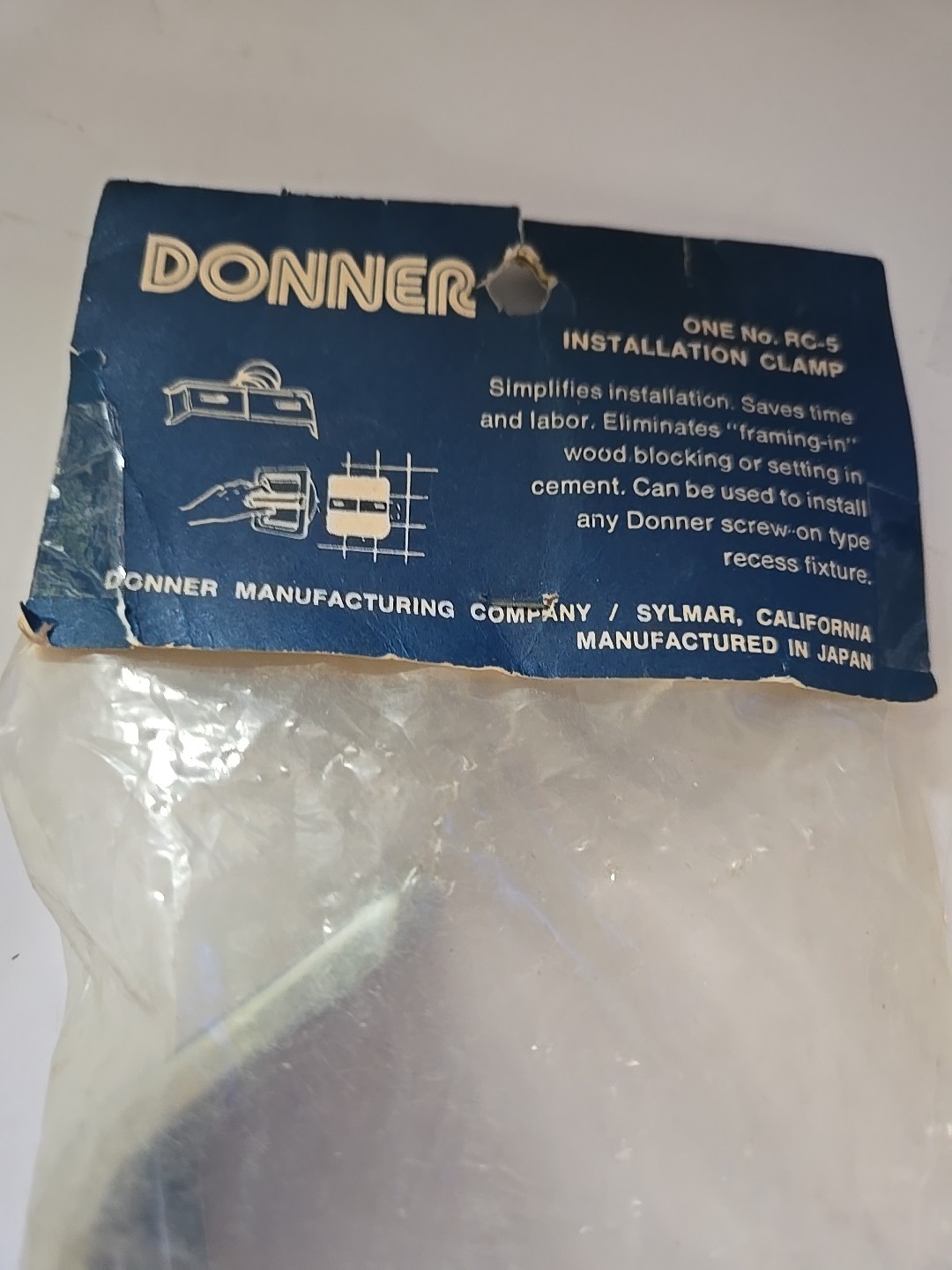 Donner RC-5 Installation Clamp Silver Recessed Home Fixture Mount Easy 2 Install gallery