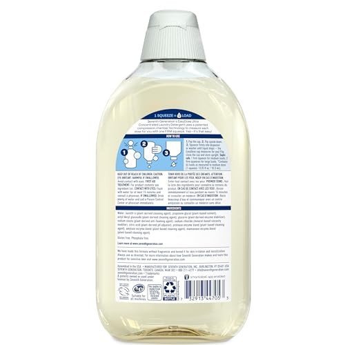 Seventh Generation Easy Dose Ultra Concentrated Laundry Detergent 23Oz 66 Loads gallery