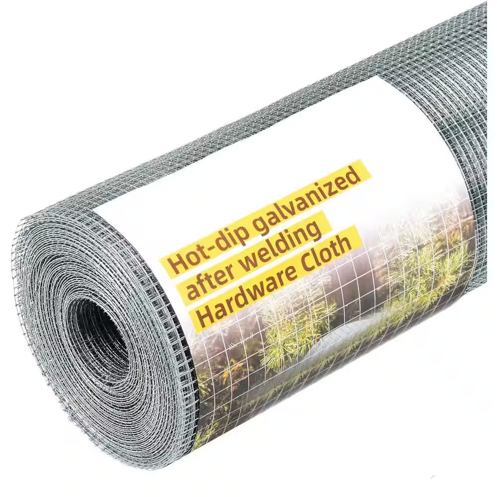 8 In.X 25 Ft. 23Ga Hardware Cloth Galvanized Chicken Wire Fencing Garden Plant S gallery