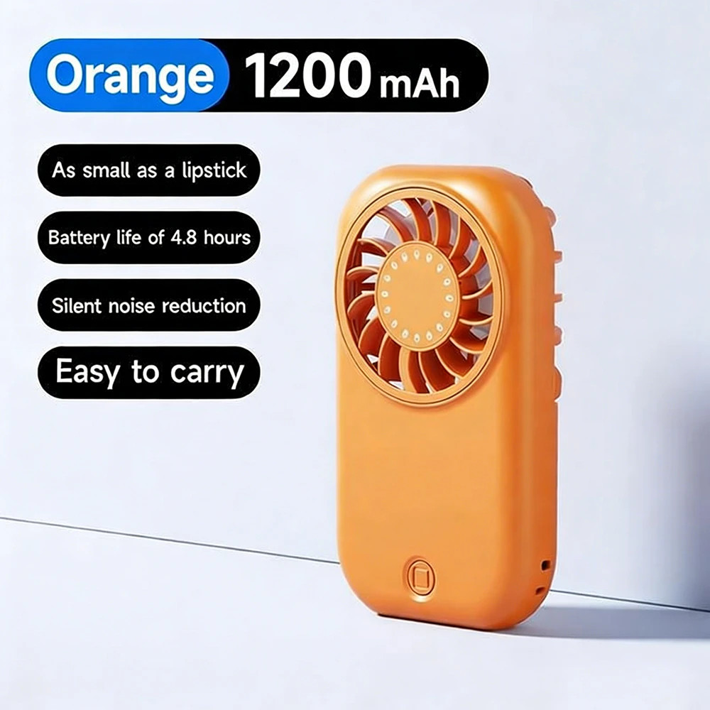 1200Mah Handheld Mini Fan Powerful Small Personal Portable Speed Adjustable USB gallery