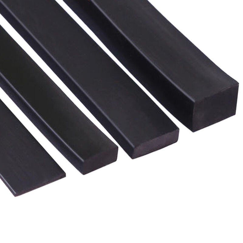 Solid Nitrile Rubber Strip NBR Black Anti Oil Seal Gasket C/S 8x8mm ~ 20x40mm gallery
