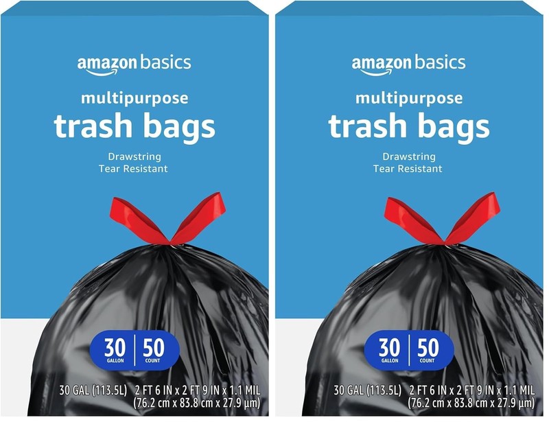 Tear Resistant Drawstring Trash Bags 30 Gallon Multipurpose Heavy Duty gallery