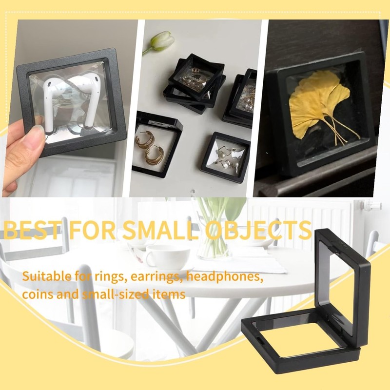 3D Floating Frame Shadow Box Picture Frame Jewelry Display Protection LOT gallery