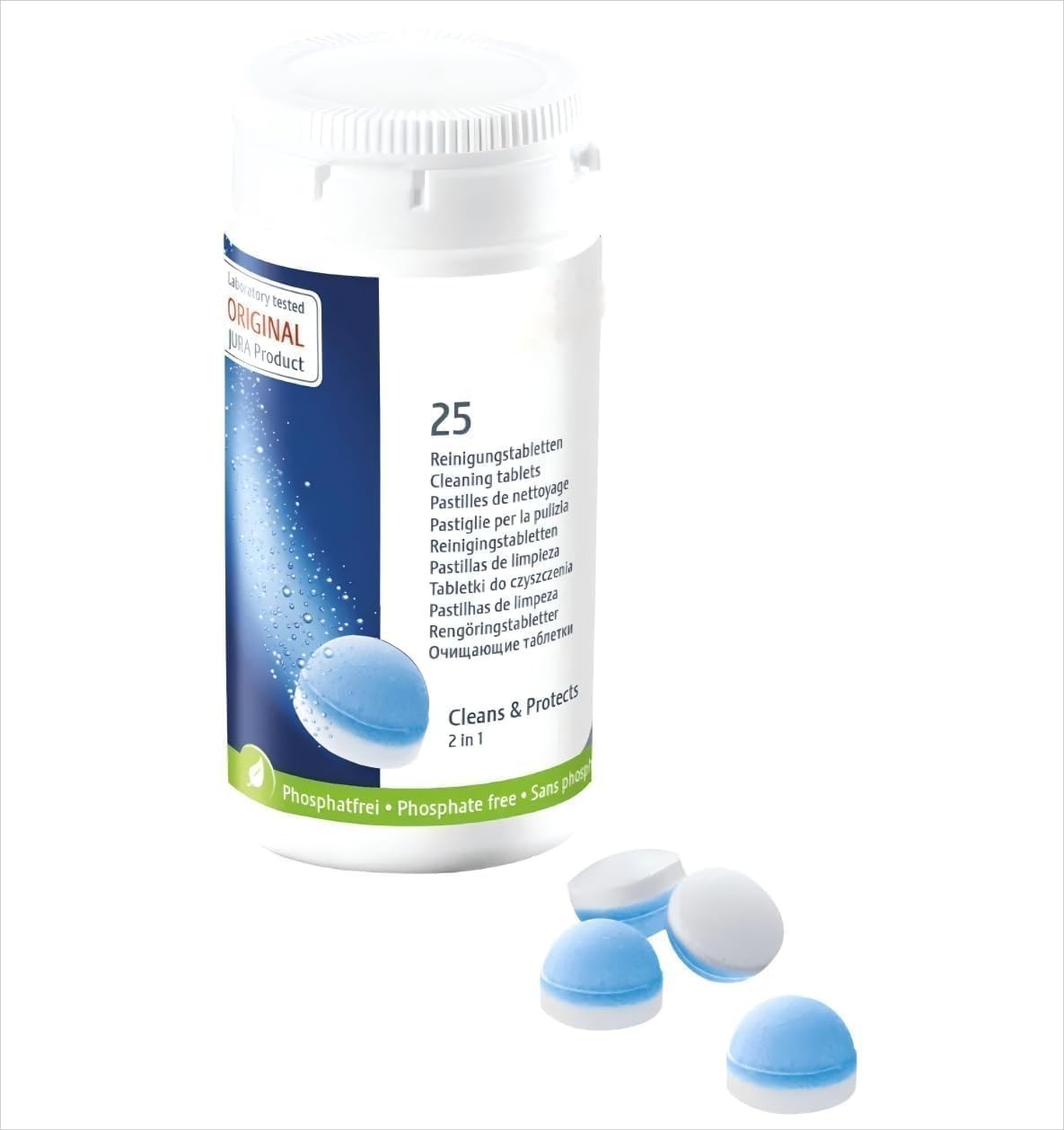 Jura 2-Phase Cleaning Tablets for Fully Automatic Coffee Machines-25 Count. gallery