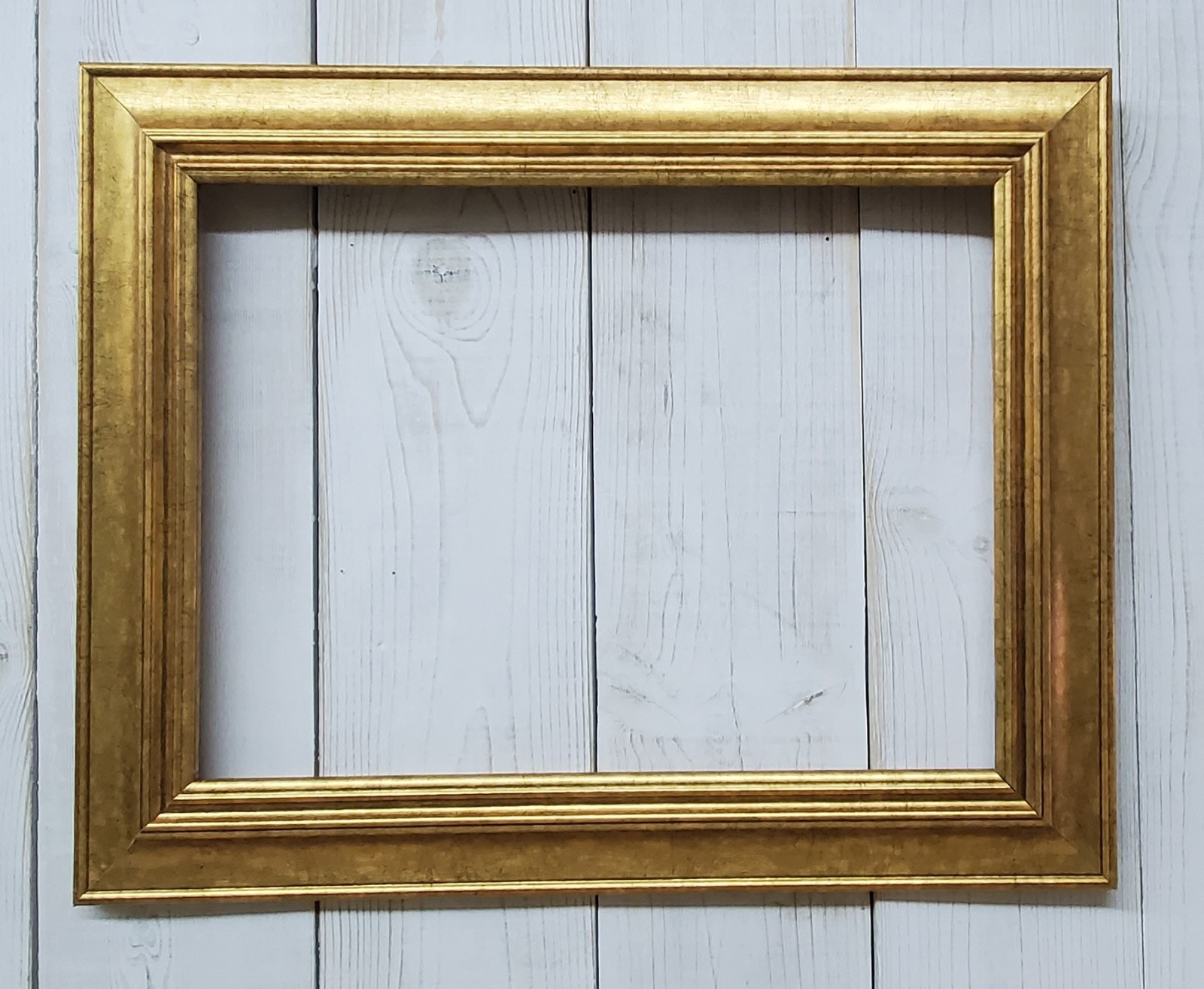Gold 12x16 Handmade Open Frame for photographs, prints, picture Made in USA gallery