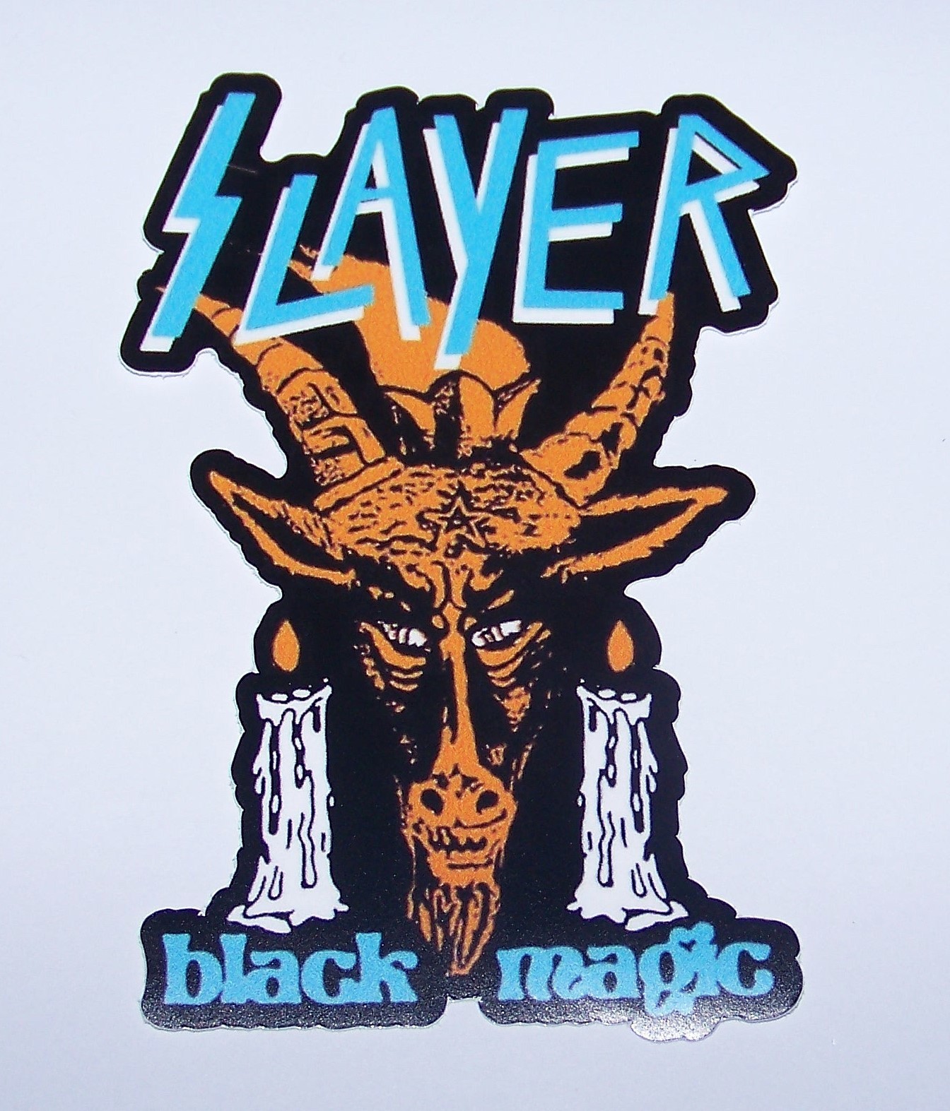 SLAYER Logo Die Cut Sticker Decal Official Heavy Metal Death Speed Metal Bands gallery