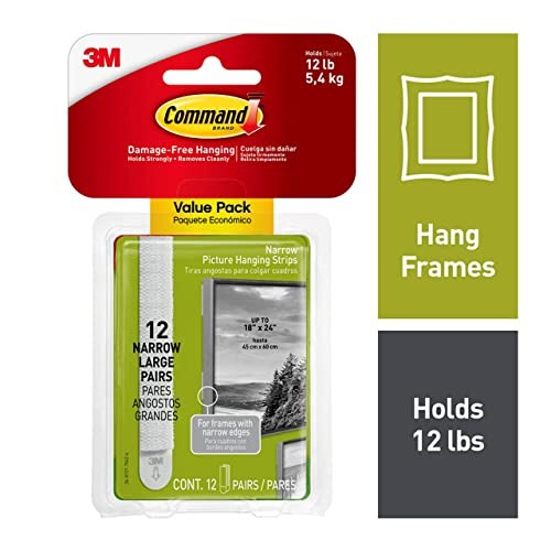 Narrow Picture Hanging Strips, Damage Free Hanging Picture Standard Packaging gallery