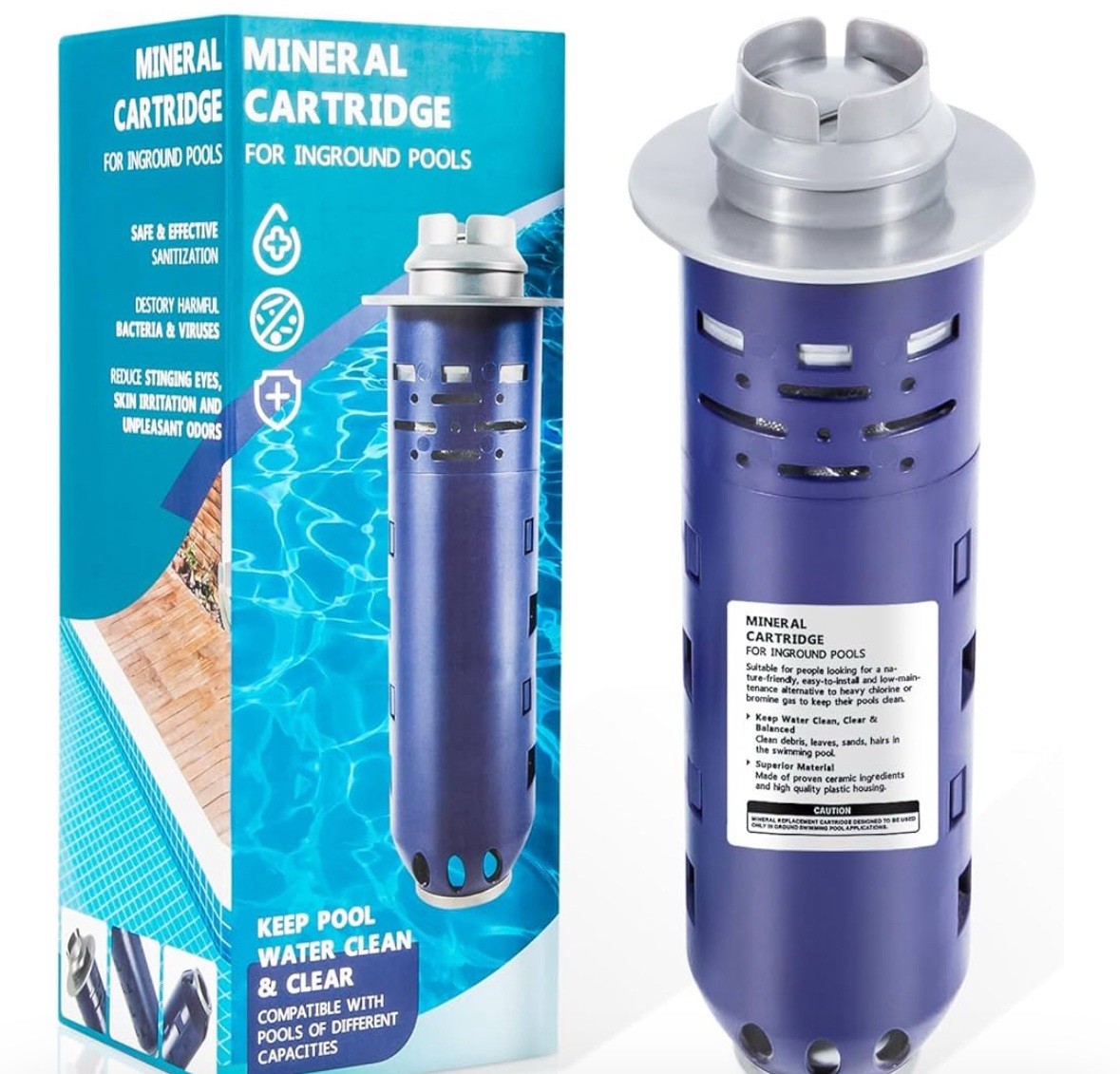 For Zodiac Nature2 Duoclear Fusion Mineral Cartridge W28000 W28001 35000 Gallons gallery