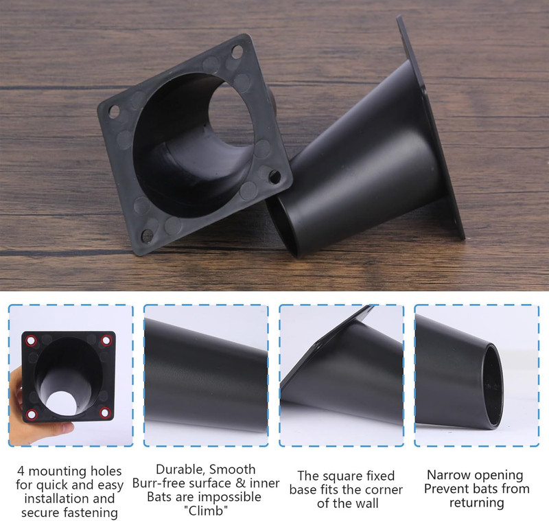 One Way Bat Door Exclusion Device for Attics - 3 Pack Reusable Tool gallery