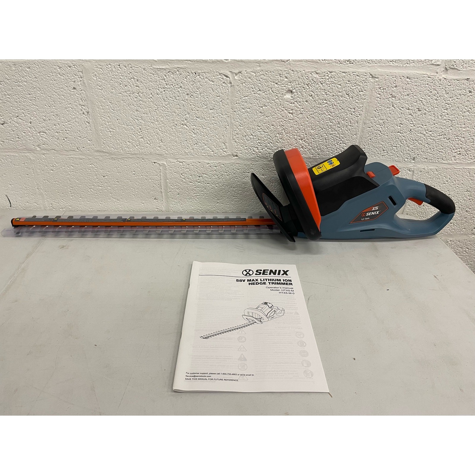 SENIX 58 Volt Max Battery Powered 22-Inch Cordless Hedge Trimmer TOOL ONLY gallery
