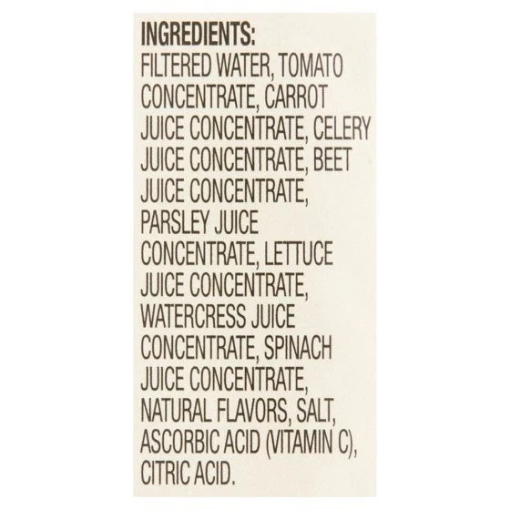 (2 pack) Great Value 100% Vegetable Juice, 64 fl oz gallery