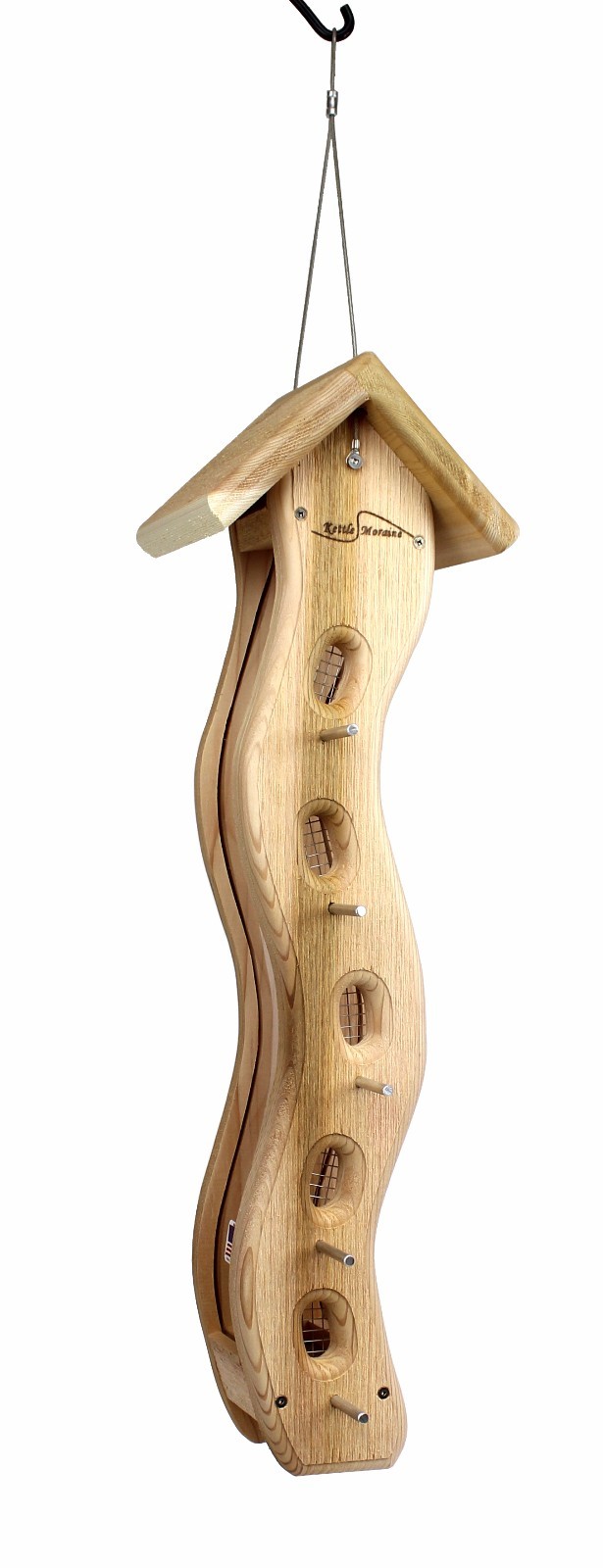 Kettle Moraine Large Wave Goldfinch Bird Feeder for Nyjer Thistle Seed #8105N gallery