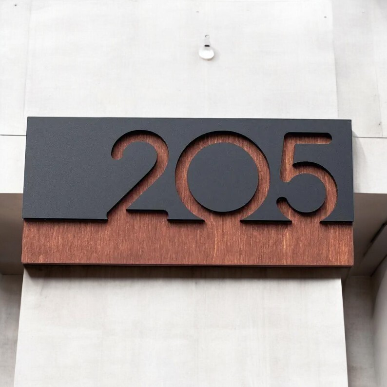 Personalized Home Address Sign house number Custom House Number Plaque gallery