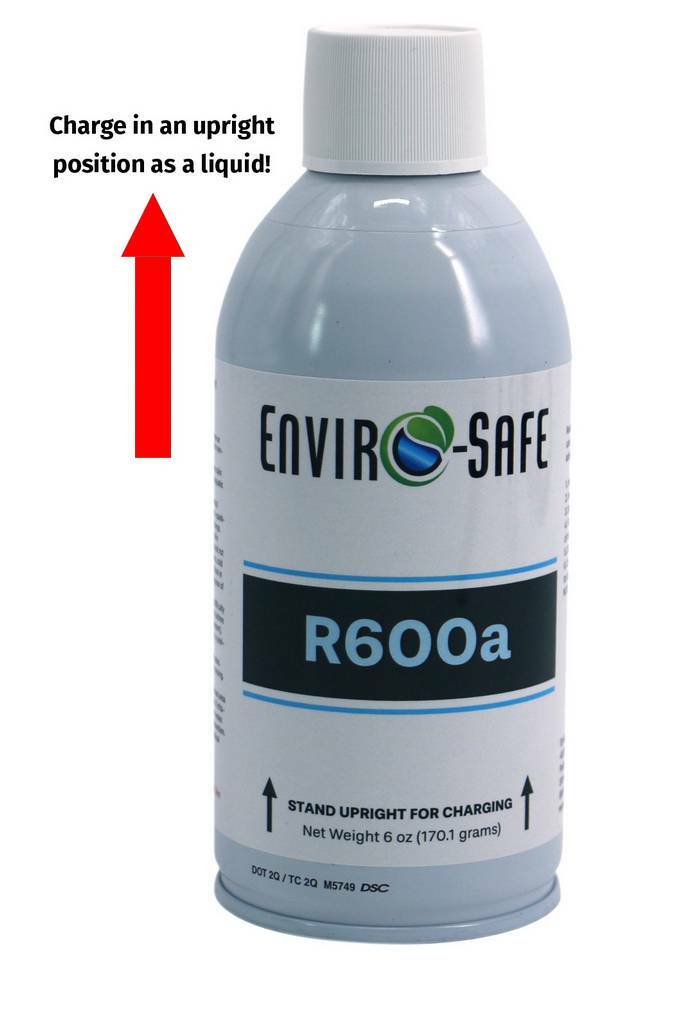 R600A, 6 oz., New Upright For Liquid Can, Isobutane, 1 CAN UPRIGHT gallery