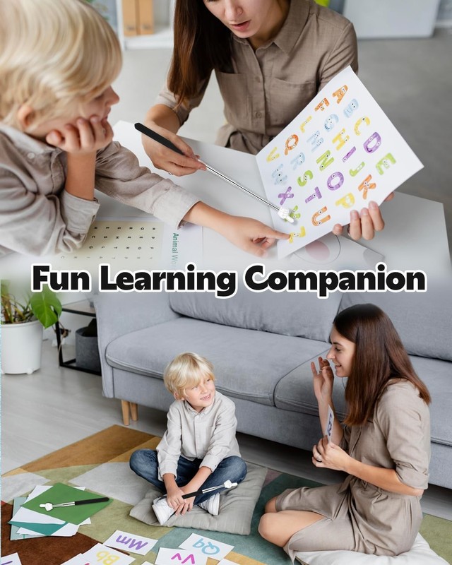 Retractable Teacher Pointer for Classroom Kids Reading, Dumero Extendable Finger gallery