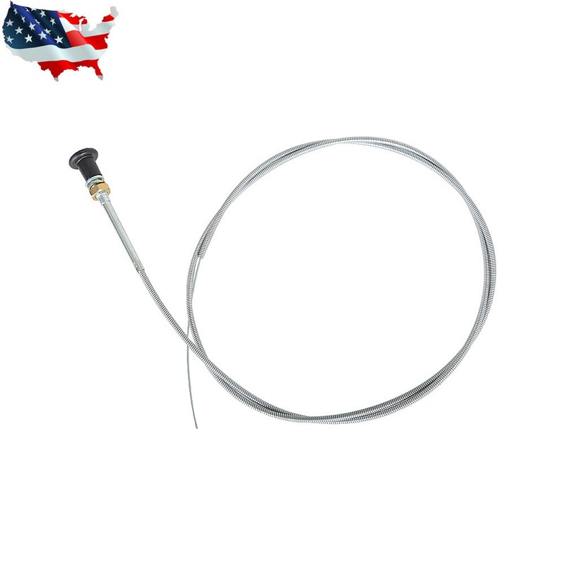 237 Universal Push Pull Choke Cable 63" Inner 60" Conduit 2 3/4" travel gallery