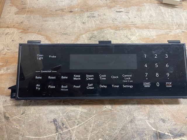 OPEN BOX FROM NEW SHARP ELECTRIC RANGE CONTROL BOARD NUMBER 9KL19871100000003