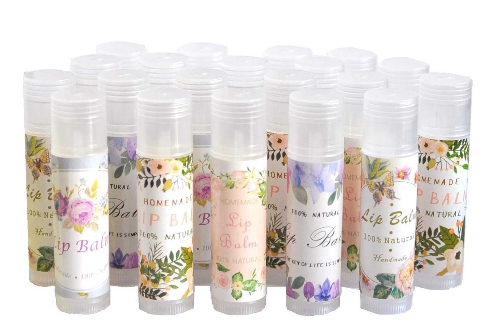 Assorted T5 50pcs Lip Balm Labels - Paper Stickers for Lip Balm Containers gallery